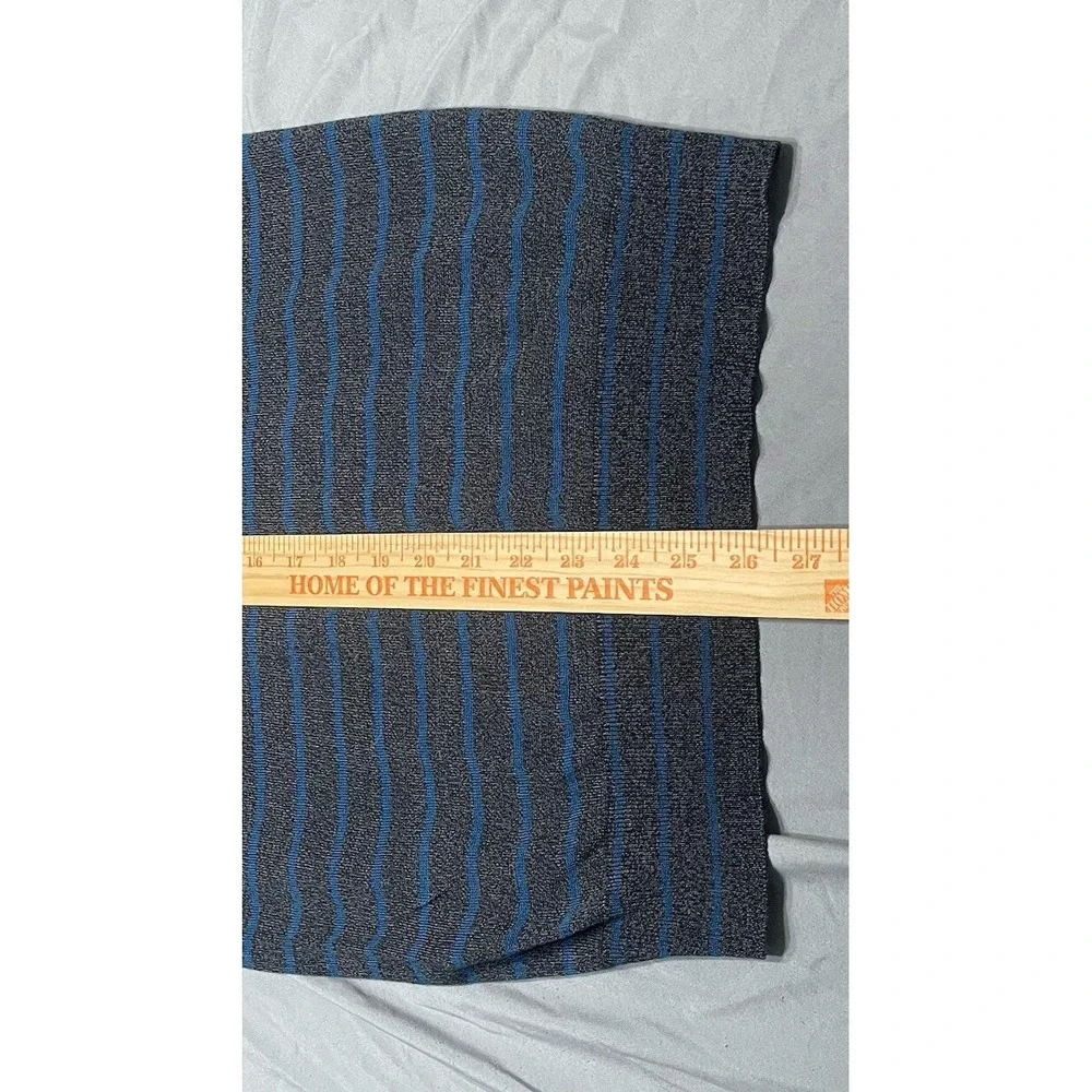 Banana Republic Men's Italian 100% Merino Wool Baruffa Sweater Gray Striped Sz S